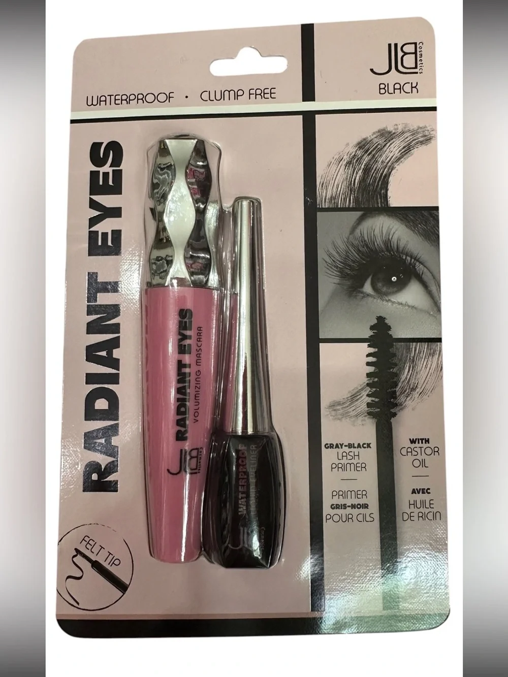 Volumizing Mascara & Lash Primer  Black clump free waterproof